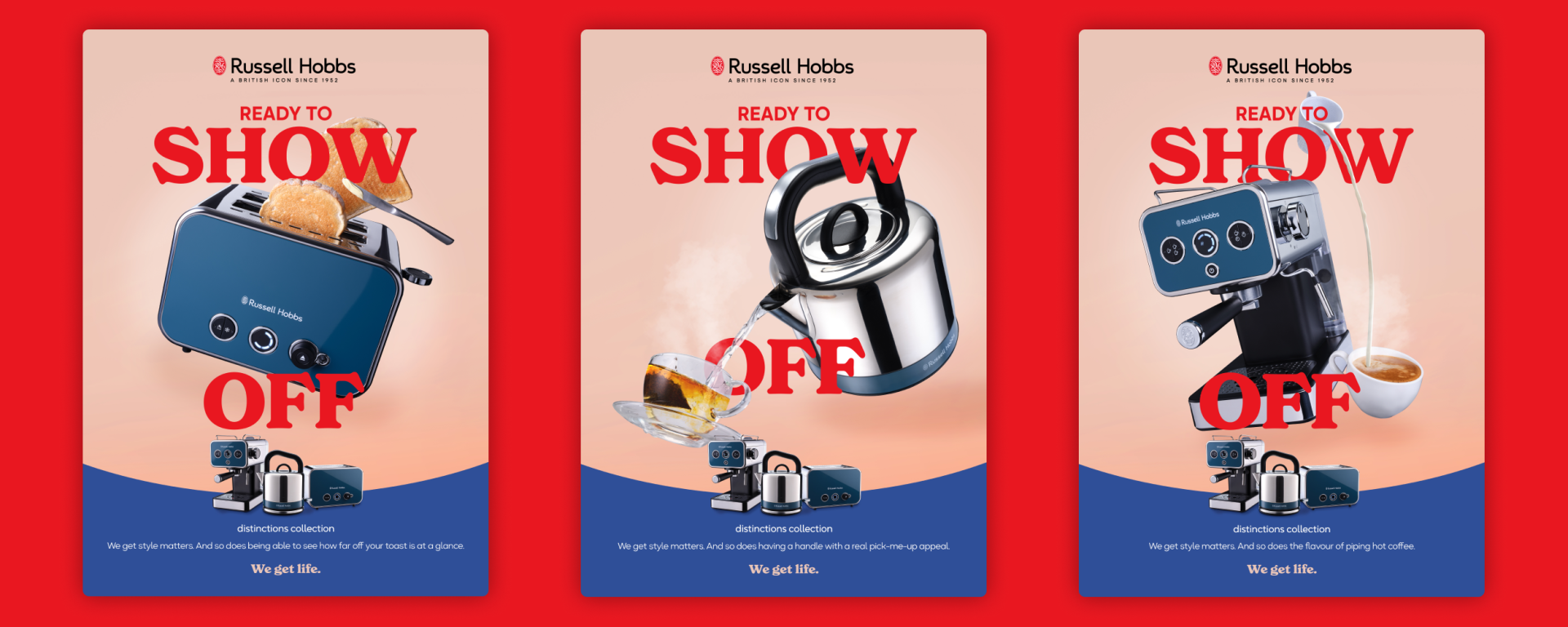 Russell Hobbs We Get Life Posters