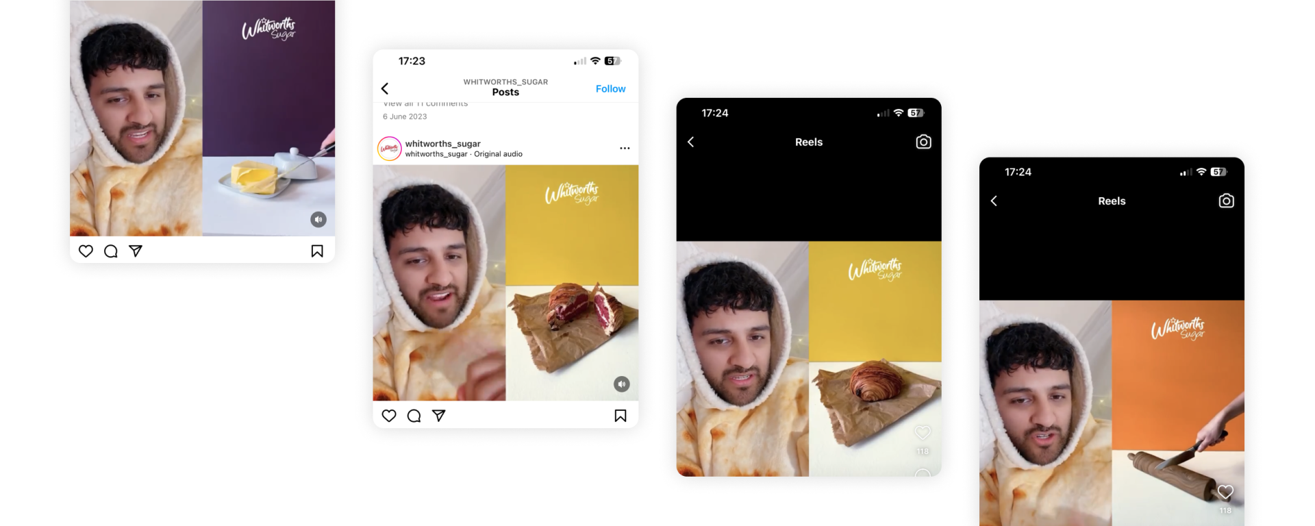 Whitworths Sugar Cake or Fake Instagram content