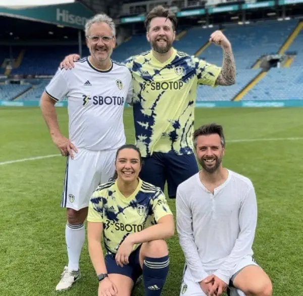 Ponderosa team at Elland Road