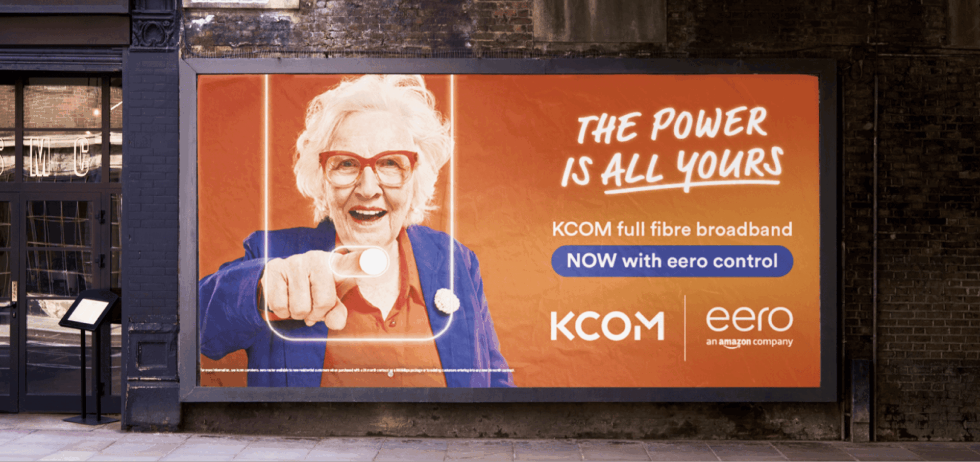 KCOM Billboard for Eero campaign