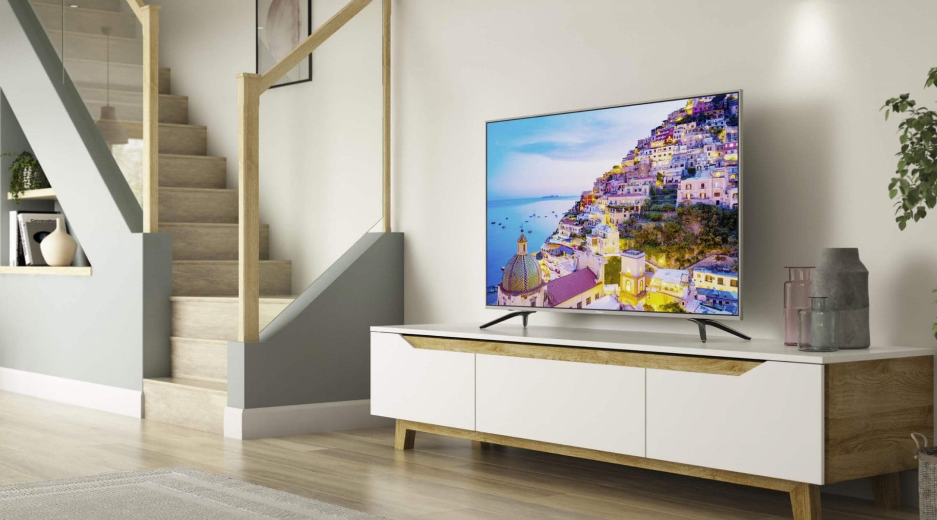 Hisense TV in living room