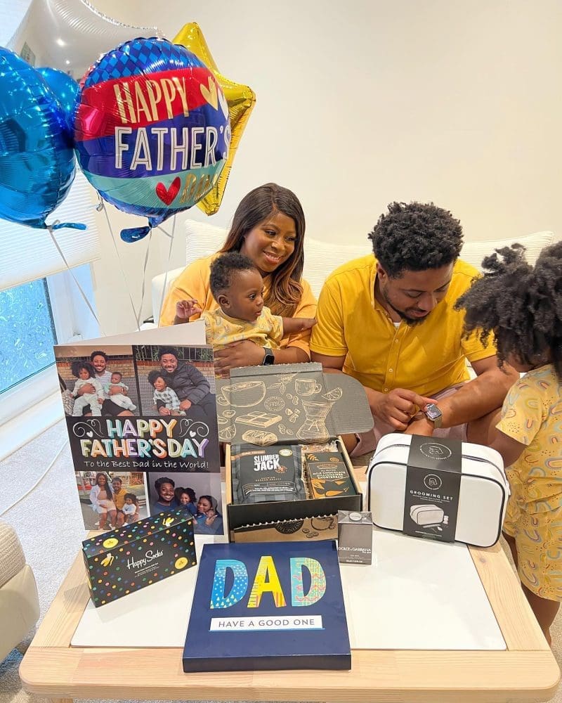 Moonpig Father's Day social media content with influencer