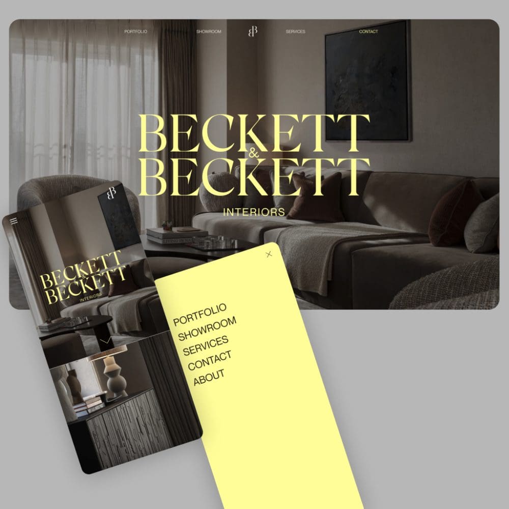 Beckett and Beckett website design