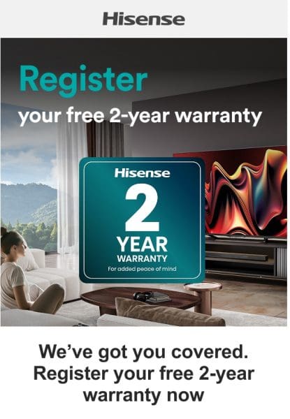 Hisense Email Campaign