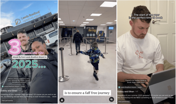 Leeds Bradford Airport Influencer Campaign Leeds Bradford Airport Influencer Campaign